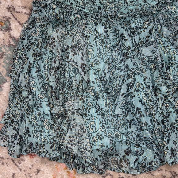 Cleobella Raquel‎ Mini Skirt In Iris Floral - size Large - Picture 10 of 14